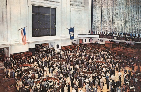 New York Stock Exchange, 2010|Reprint of historical picture postcard