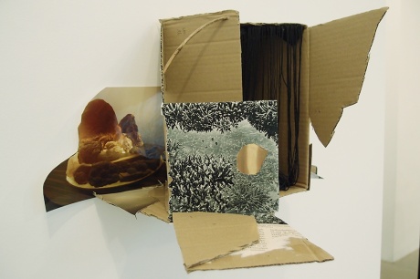 WALLS COME TUMBLING DOWN |Katharina Jahnke|Kandor (M.K.), 2013  |Pappe, diverse Materialien|30 x 26 x 40 cm