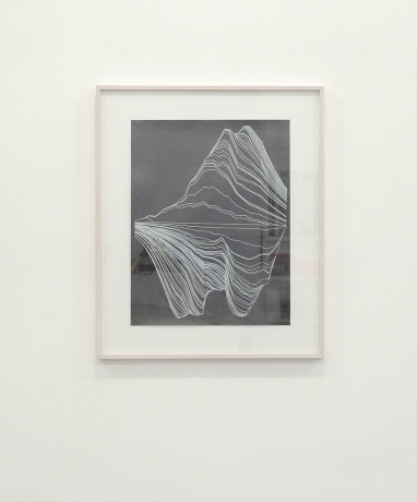 Katja Davar|We The Traders, 2008|Siebdruck auf Graphit, 50,6 x 39,4 cm
