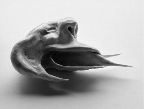 PASTICHE|Hubert Becker|Unbeabsichtigte Sculptur, verstrichene Zahnpasta (nach Brassaï), 2015|Inkjet Print auf Hahnemühle, 17,8 x 23,4 cm