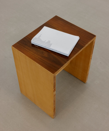 Tamara Lorenz|Die Shit Zhow, 2025|Ein Stück – erste Fassung|21 × 15 cm, 152 Seiten|Textteile