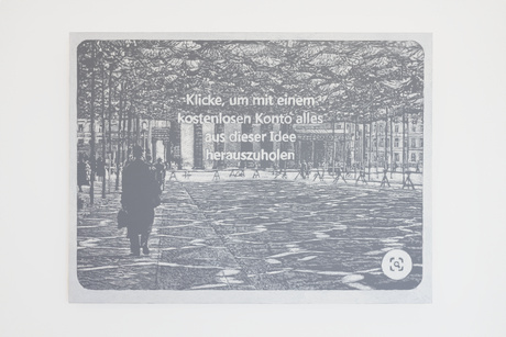 Zentralperspektive 2|2026	 |Kreide, Dispersionsfarbe auf Multiplex|96 × 128 cm