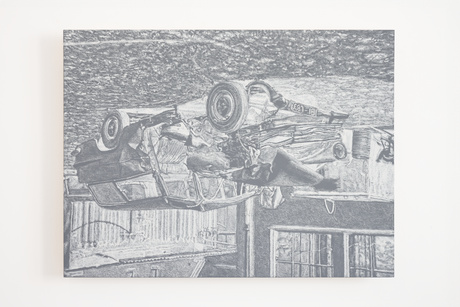 1968|2026	 |Kreide, Dispersionsfarbe auf Multiplex|96 × 128 cm