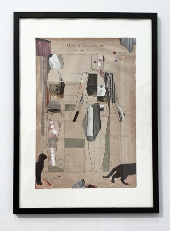 KATHARINA JAHNKE|Fehler in der Matrix, 2022|Collage, ca. 60 × 40 cm