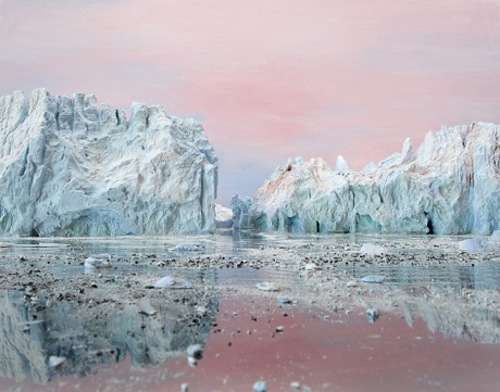 PASTICHE|Hubert Becker|Ilulissat Icefjord (nach Olaf Otto Becker), 2011|Inkjet Print auf Hahnemühle, 34 x 42 cm|